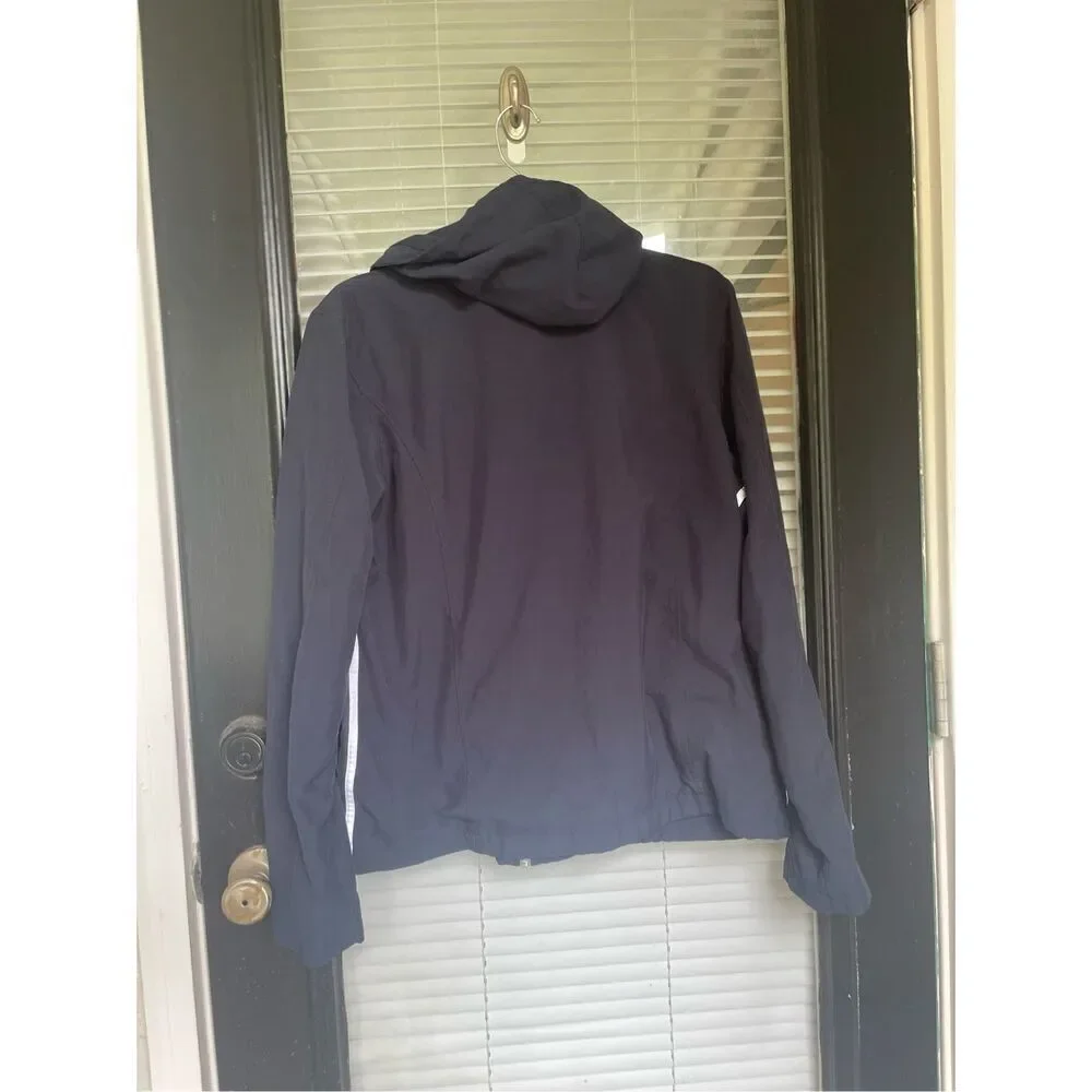 Nike Women’s Blue Full Zip Lightweight Hooded Jacket Size Large 12-14